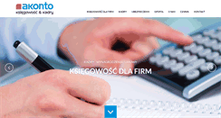 Desktop Screenshot of akonto.com.pl